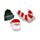 Jingle Bunch Set 3 Kerstmis Mini Haarklauwclips