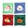 Jingle Kerstmis Compacte Reishanddoek
