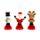 Kerstmis Jingle Bunch Santa, Sneeuwpop & Rendier Solar Pal