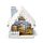 Gouden Slee Scene Kerstmis Huis LED Decoratie