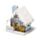 Gouden Slee Scene Kerstmis Huis LED Decoratie