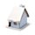 Gouden Slee Scene Kerstmis Huis LED Decoratie