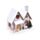 Zilverberk Dubbel Front Kerstmis Huis LED Decoratie