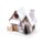 Zilverberk Dubbel Front Kerstmis Huis LED Decoratie