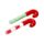Set  2 Kerstmis Festive Friends Zuurstok-vorm Lipgloss