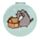 Kerstmis Pusheen de Kat Compact Make Up Spiegeltje