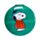 Peanuts Kerstmis Snoopy & Woodstock Compact Make Up Spiegeltje