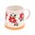 Kerstster Plant Tapse Stoneware Mok