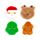 Kerstmis Kerstfiguurtjes Pluche Handwarmer
