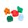 Jingle Kerstmis Set van 5 gevormde Waxmelts