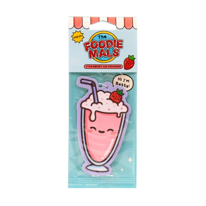 Aardbei-geur Foodiemals Betty de Milkshake Luchtverfrisser