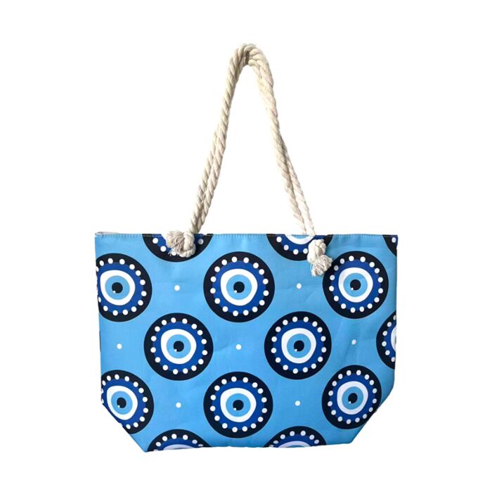 Rond Bescherming Evil Eye Strandtas