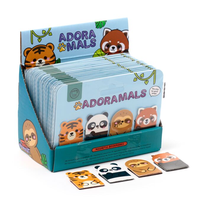 Adoramals Wilde Dierene Dieren Magnetische Boekenlegger Set