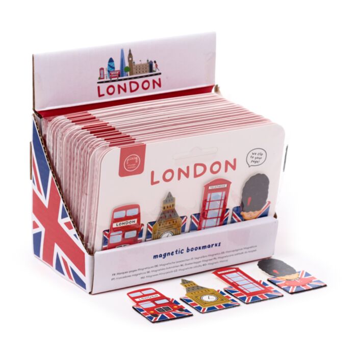 Londen Souvenir Magneetische Boekenlegger Set