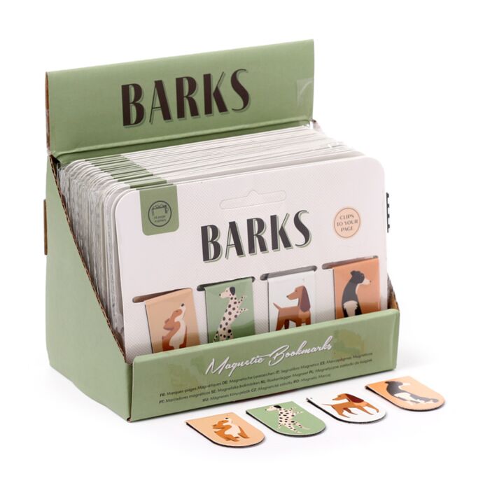 Barks Hond Magnetische Boekenlegger Set