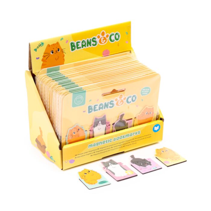 Beans & Co Katten Magnetische Boekenlegger Set