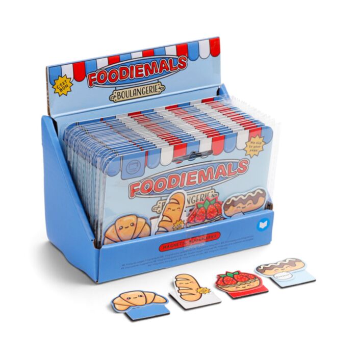 Foodiemals Boulangerie Magnetische Boekenlegger Set