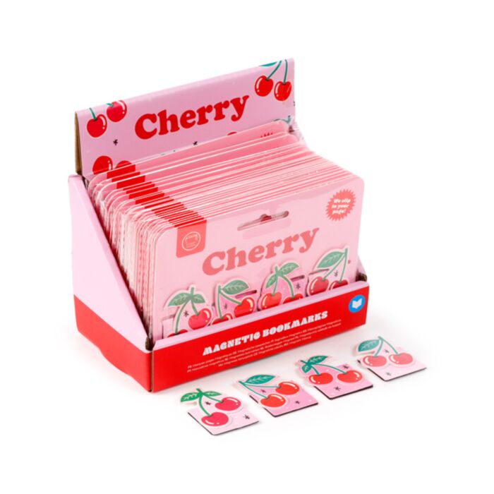 Kersen Magnetische Boekenlegger Set Cherry