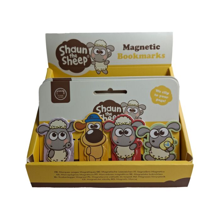 Kawaii Schattige Shaun het Schaap Magnetische Boekenlegger Set