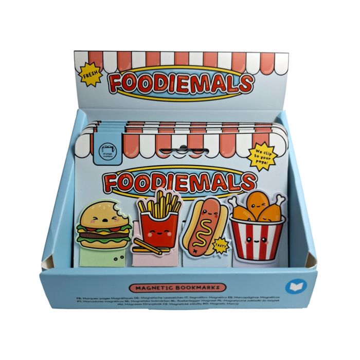 Foodiemals Fast Food Magnetische Boekenlegger Set
