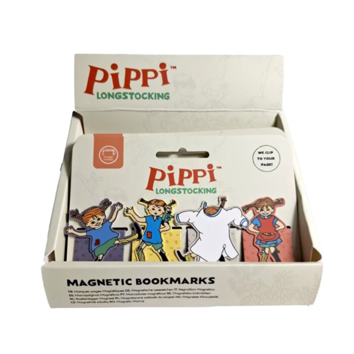 Pippi Langkous Magnetische Boekenlegger Set