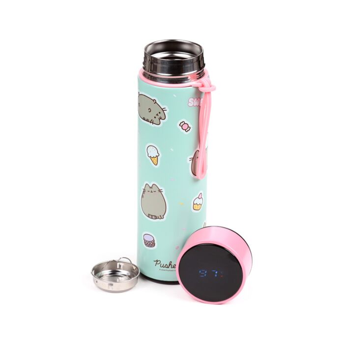 Pusheen de Kat Sweets Thermosfles 450ml Thermometer