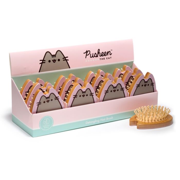 Pusheen de Kat-vormige Bamboe Haarborstel