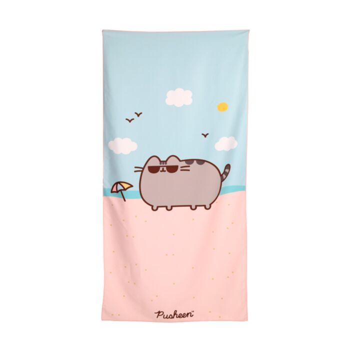 Pusheen de Kat Microvezel Strandhanddoek