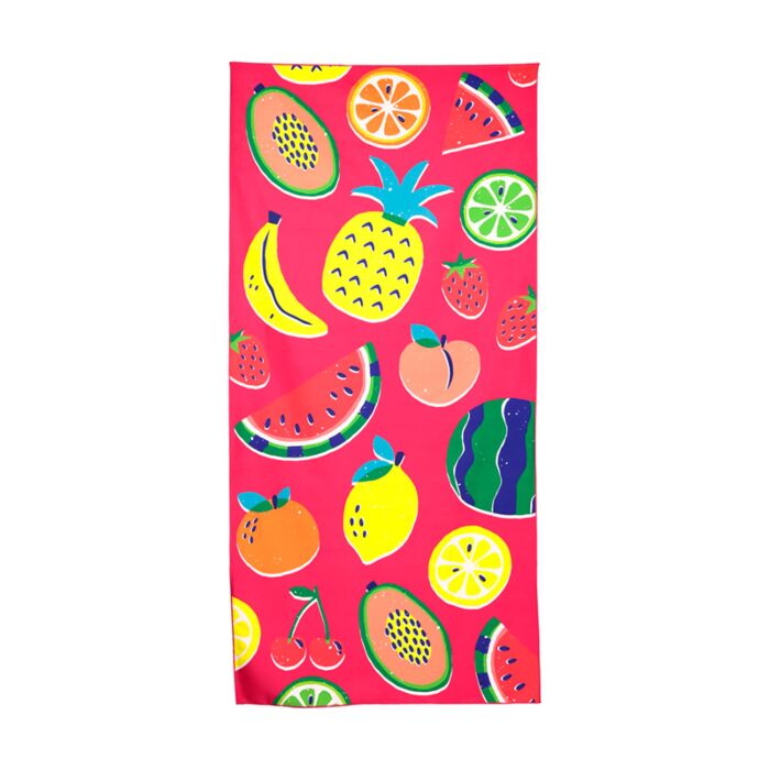 Zomerfruit Microvezel Strandhanddoek