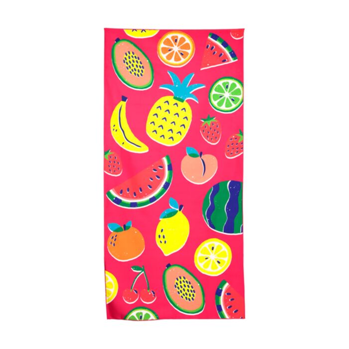 Zomerfruit Microvezel Strandhanddoek