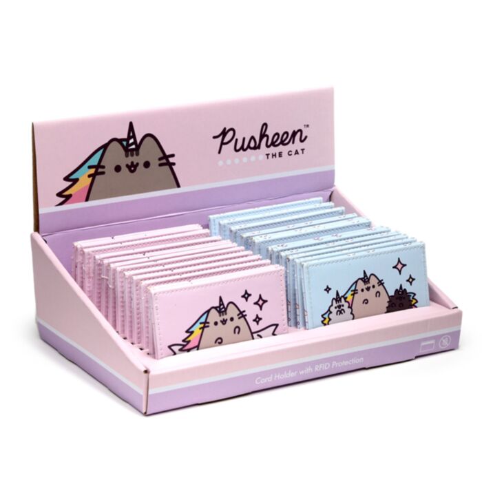 Pusheen de Kat Stoffen RFID-bescherming Kaarthouder