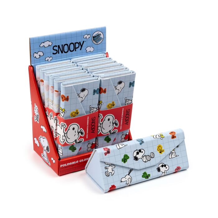 Peanuts Snoopy & Woodstock Opvouwbare Zonnebril Houder