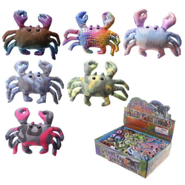 Krab Dierenknuffels Zanddieren  13cm