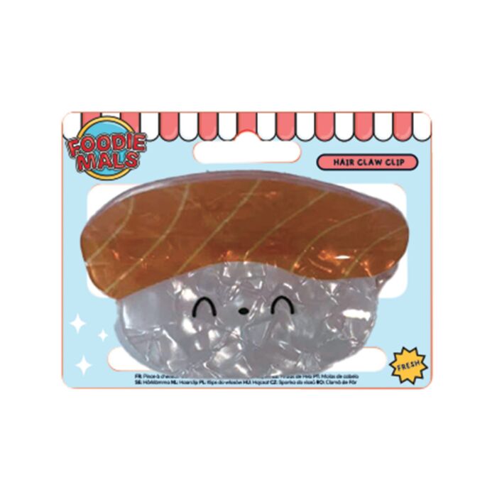 Foodiemals Zalm Sushi Haarklauwclip
