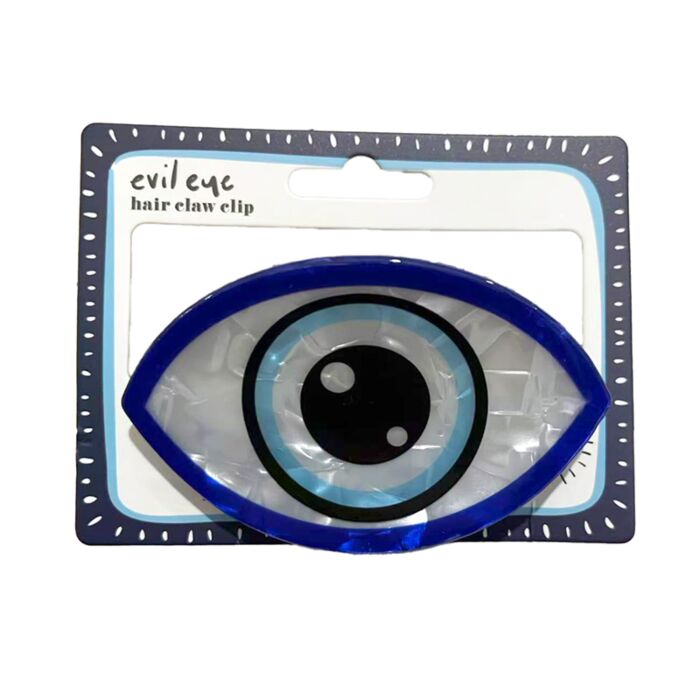 Bescherming Evil Eye Ovaal Haarklauwclip