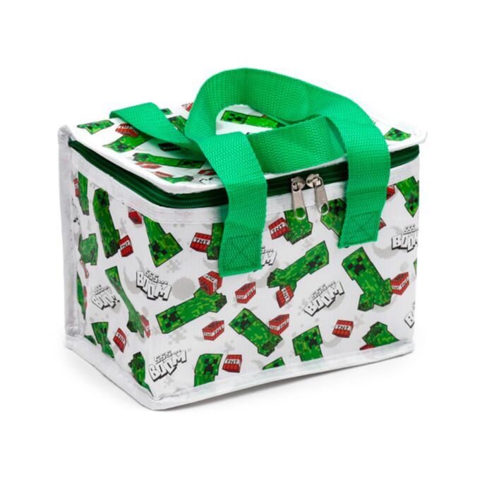 Minecraft Creeper & TNT RPET Duurzame Koeltas Lunchtas 