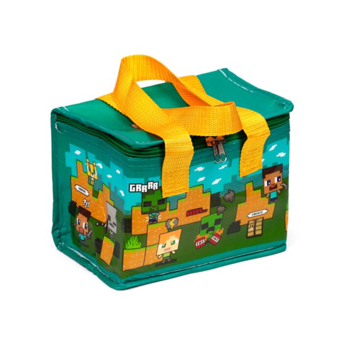 Minecraft Steve & Alex RPET Duurzame Koeltas Lunchtas 