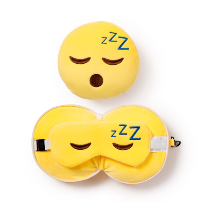 Relaxeazzz Snoozie het Slaaphoofd Rond Reiskussen & Slaapmasker