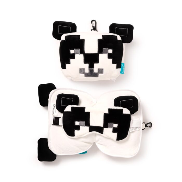 Relaxeazzz Minecraft Panda Rond Reiskussen & Slaapmasker