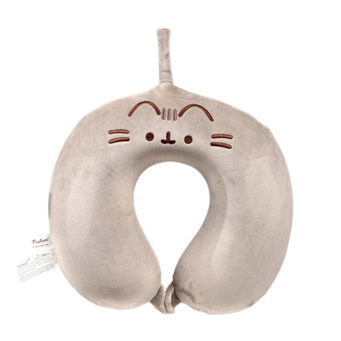 Relaxeazzz Pusheen de Kat Pluche Memory Foam Nekkussen