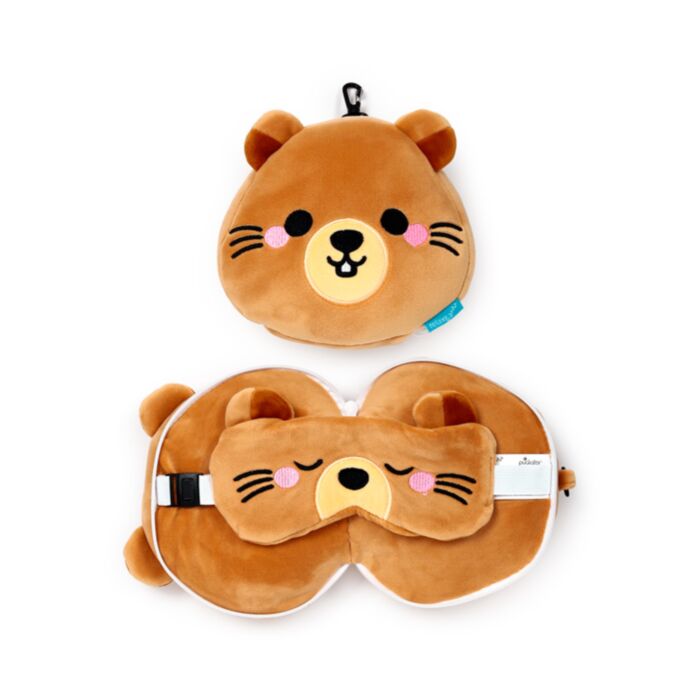 Relaxeazzz Mimi de Marmot Berg Dieren Reiskussen & Slaapmasker