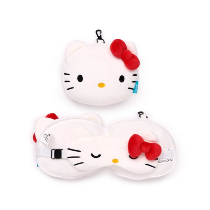 Relaxeazzz Hello Kitty Reiskussen & Slaapmasker
