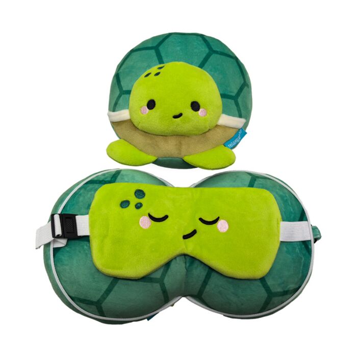 Relaxeazzz Adoramals Schildpad Reiskussen & Slaapmasker