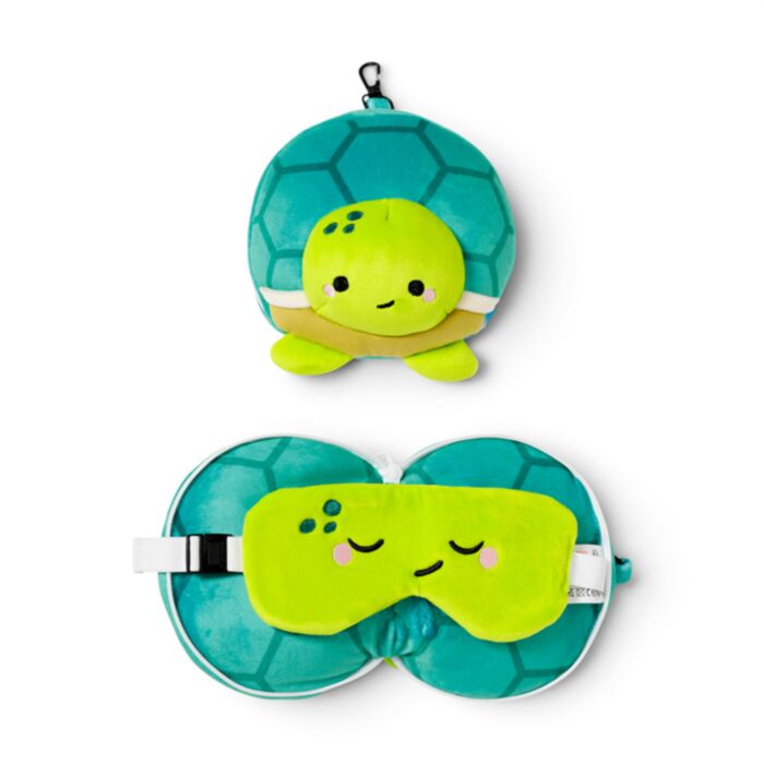 Relaxeazzz Adoramals Schildpad Reiskussen & Slaapmasker