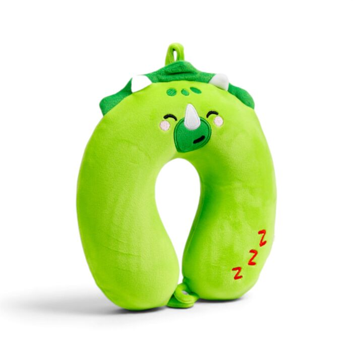 Relaxeazzz Adoramals Harry de  Dinosaurus  Memory Foam Kinder Nekkussen