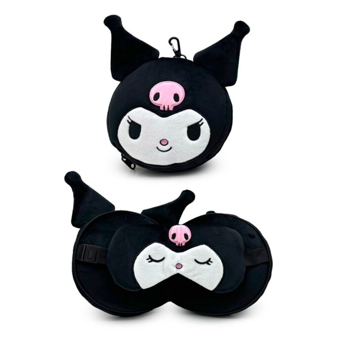 Relaxeazzz Kuromi Hello Kitty Konijn Reiskussen & Slaapmasker