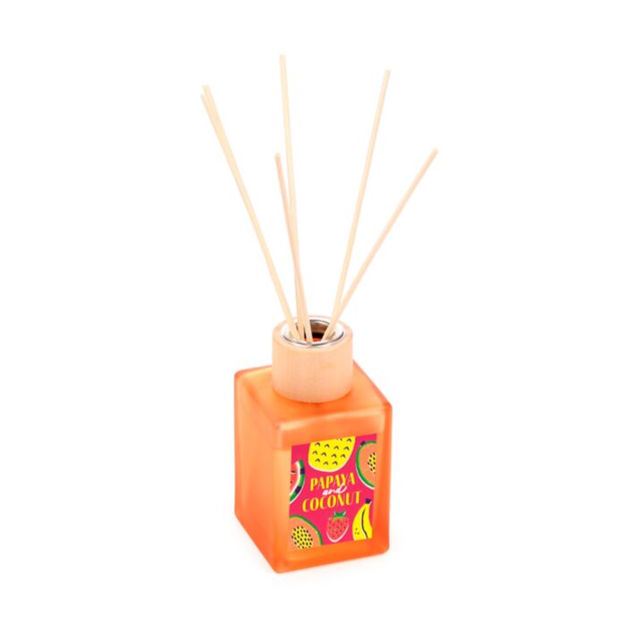 Zomer Fruit Papaya & Kokosnoot 100ml Geurstokjes