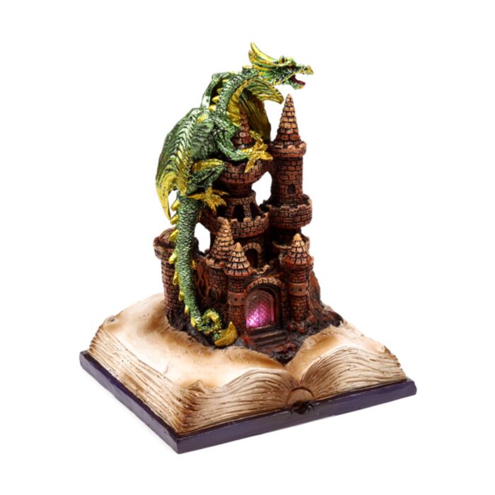 Dark Legends LED Betoverd Sprookjeskasteel Aarde Draak
