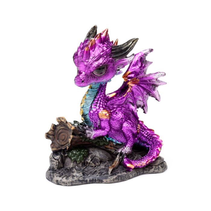 Elements Schattige Baby Amethist Bos Draak