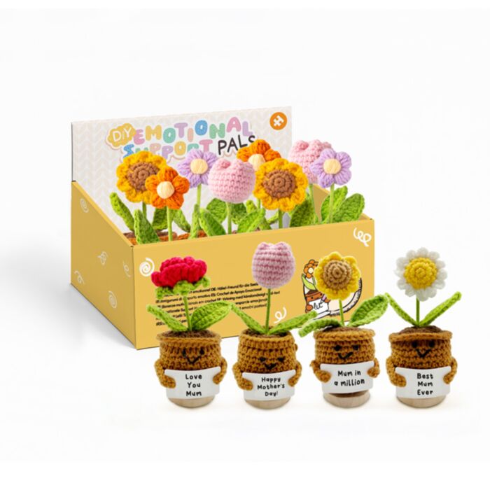 MoederdagGehaakt Emotionele Steunmaatje Bloem